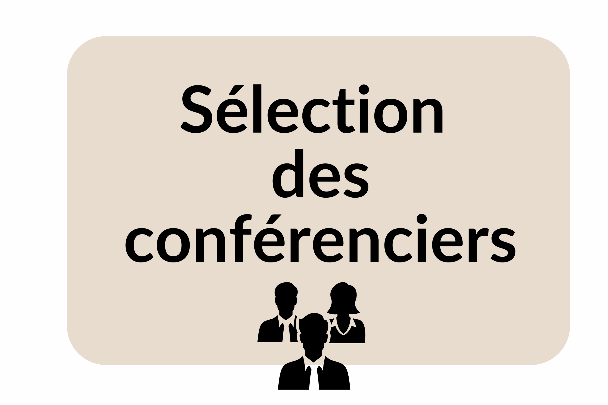 Infographie sur lasélection de plusieurs conférenciers de Meilleurs conférenciers